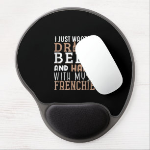 Frenchie Dad T Funny French Bulldog Lover Gift Gel Mouse Pad