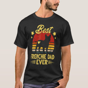 Frenchie Dad Vintage  Frenchiea Dog Owner T-Shirt