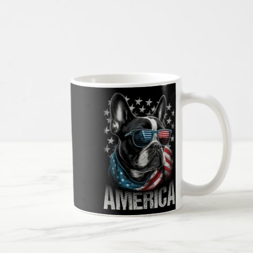 Frenchie Dog American Flag 4th Of July 1  Coffee Mug