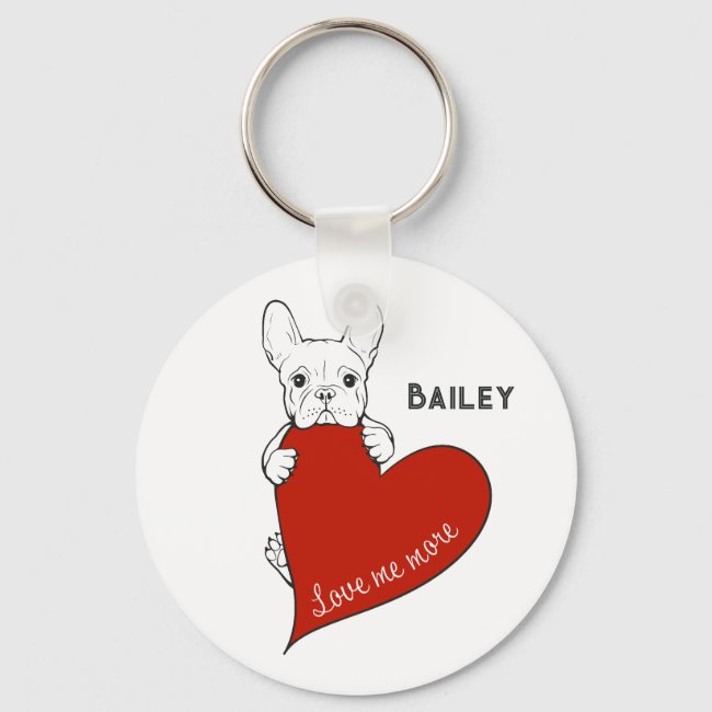 Frenchie Dog Lover French Bulldog And A Red Heart