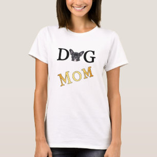 Frenchie Dog Mom 1 Sided Light T-Shirt