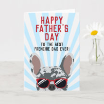 Frenchie Father's Day Blue Merle French Bulldog