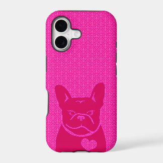 FRENCHIE FLEUR DE LIS Pnk iPhone 5/5S Tough Xtreme 17 Case