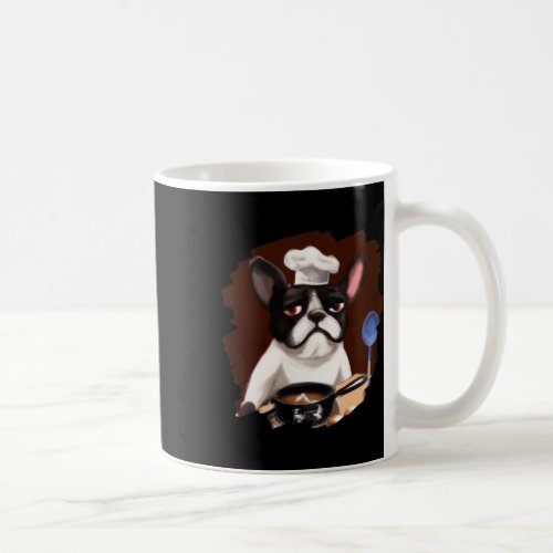 Frenchie French Bulldog Chef Cooking Food Dog  Coffee Mug