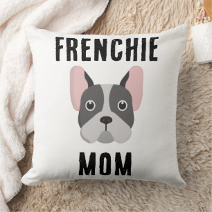 Frenchie French Bulldog Dad Dog Mom Dad Pet Throw Pillow