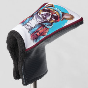 Frenchie French Bulldog Dog Golf Head Cover