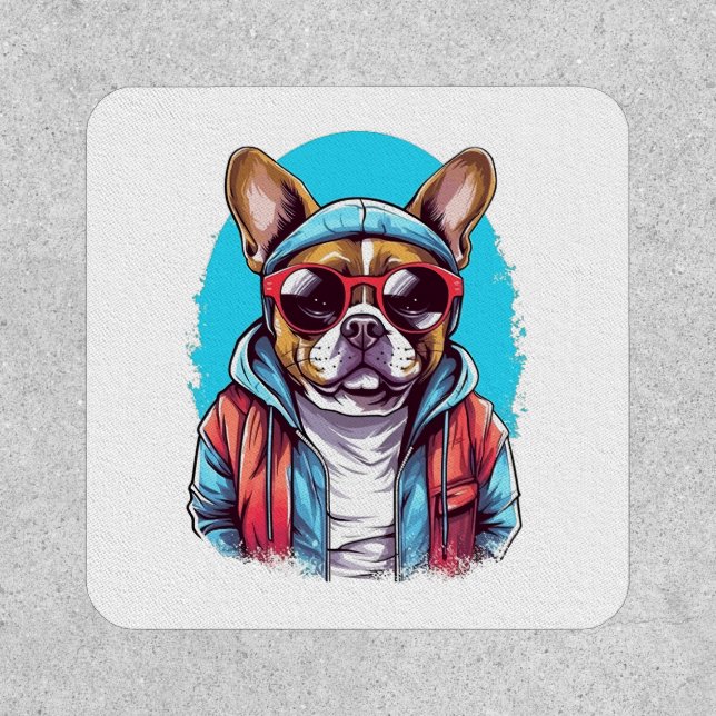 Frenchie French Bulldog Dog Patch (Front)