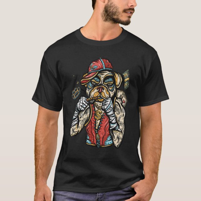 frenchie  french bulldog frenchie mom dog pug bull T-Shirt (Front)