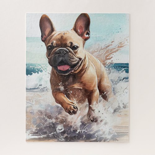 Frenchie French Bulldog Gift Jigsaw Puzzle