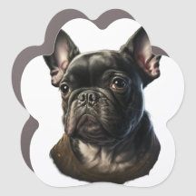 Frenchie French Bulldogge Auto Magnet
