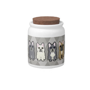 Frenchie Friends Candy Jar