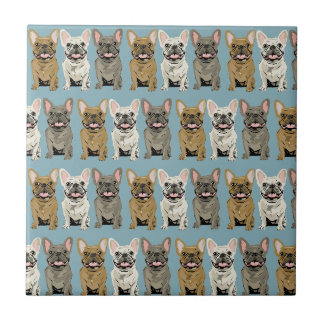 Frenchie Friends Ceramic Tile