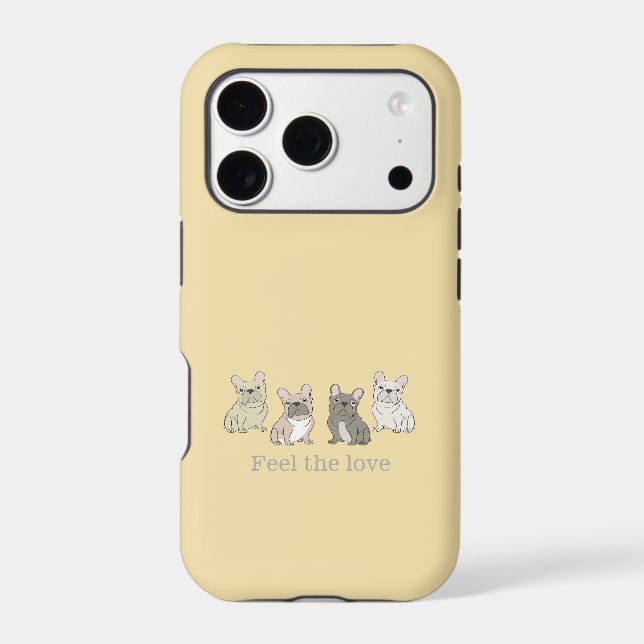 Frenchie Friends iPhone Case (Back)