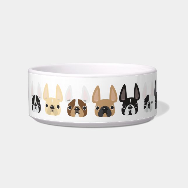 Frenchie & Friends Pet Bowl (Left)