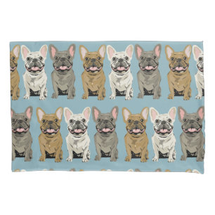 Frenchie Friends Pillow Case