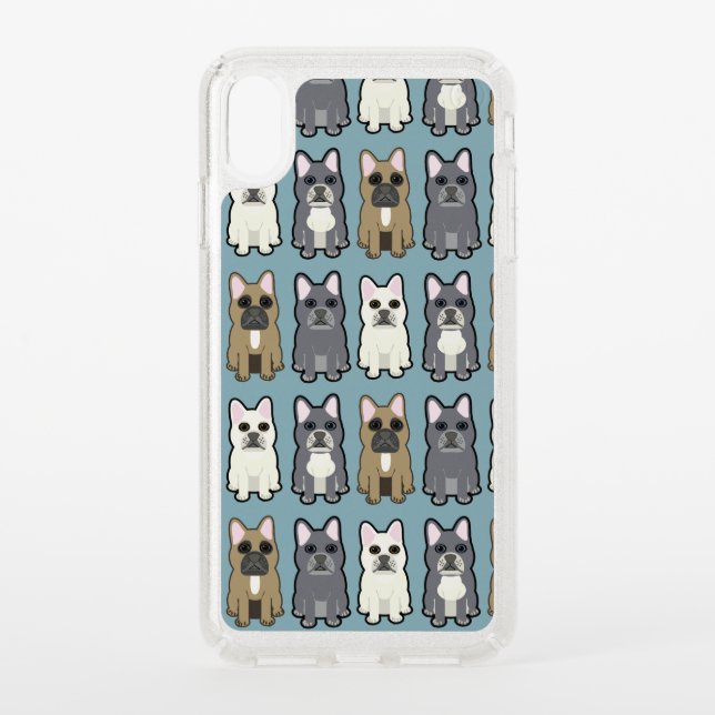 Frenchie Friends Speck iPhone XS Max Case (Front)