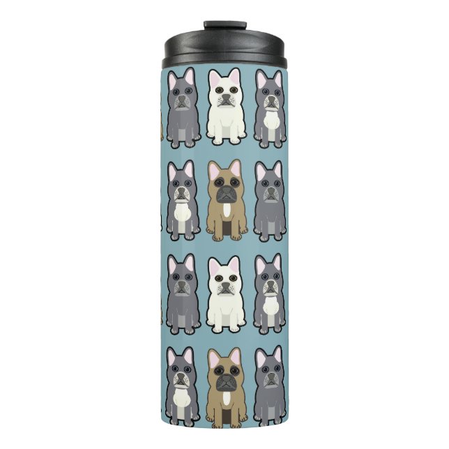 Frenchie Friends Thermal Tumbler (Front)