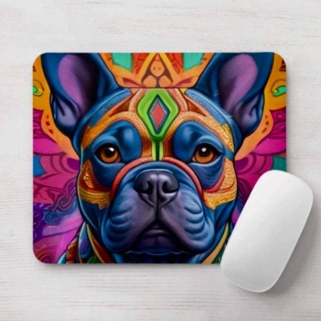 Frenchie Fun Birthday Fantasy Mouse Pad (Creator Uploaded)