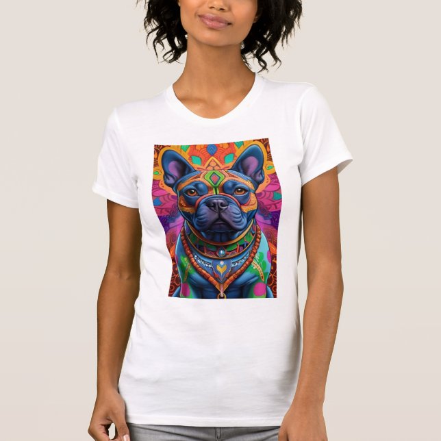 Frenchie Fun Birthday Fantasy  T-Shirt (Front)
