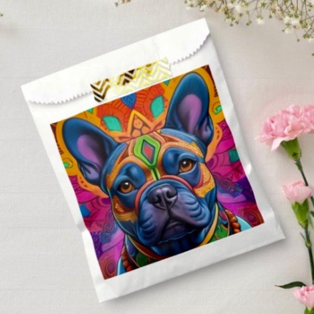 Frenchie Fun  Favor Bag (Creator Uploaded)