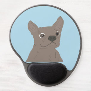 Frenchie, Gel Mouse Pad