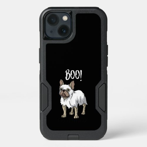 Frenchie Ghost Costume Funny Bulldog Halloween iPhone 13 Case