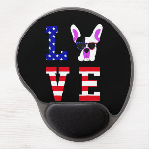 Frenchie Gift   Cool Cute Love French Bulldog Gel Mouse Pad
