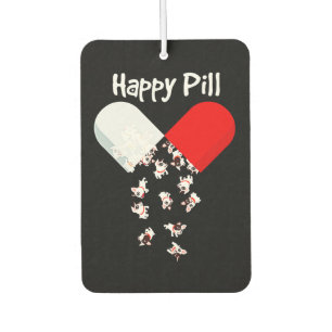 Frenchie Gift   Happy Pill French Bulldog Gift Air Freshener