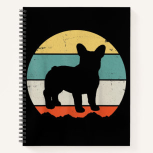 Frenchie Gift Vintage French Bulldog Gift Notebook
