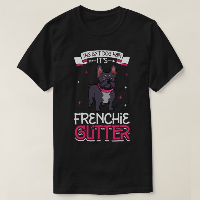 Frenchie glitter T-Shirt (Design Front)