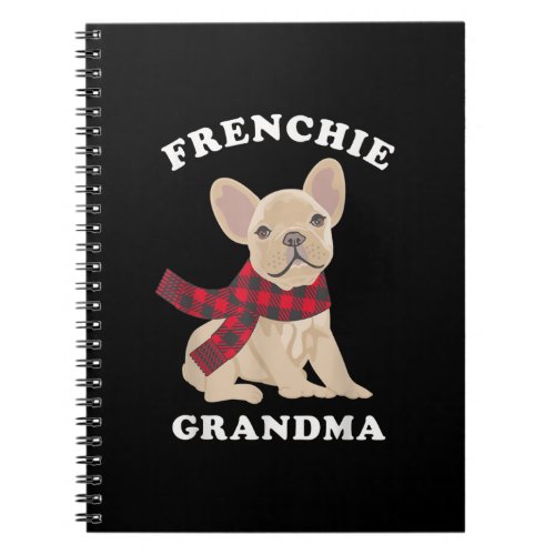 Frenchie Grandma Gift  French Bulldog Xmas Family Notebook