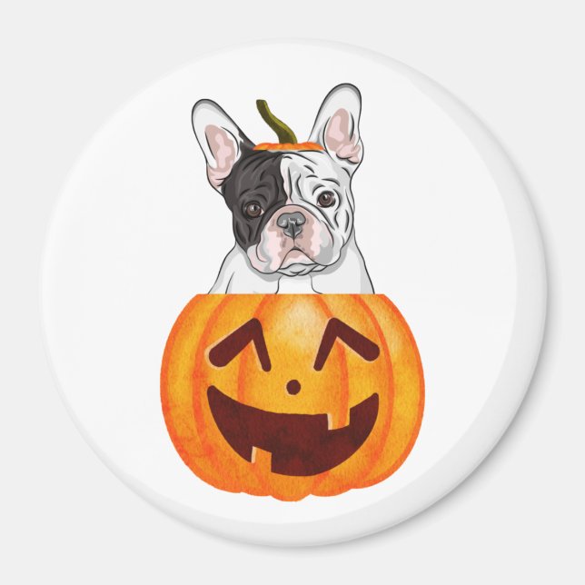 Frenchie Halloween  Magnet (Front)