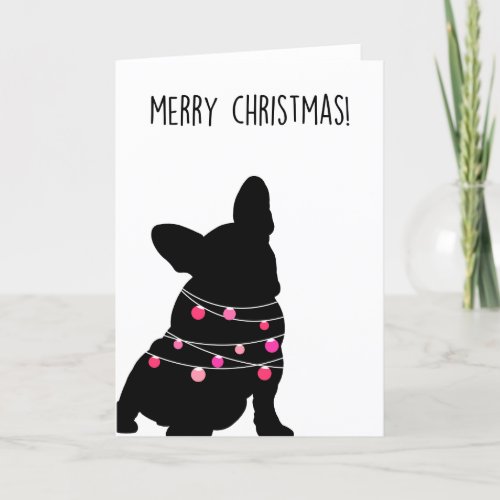 Frenchie Holiday Card