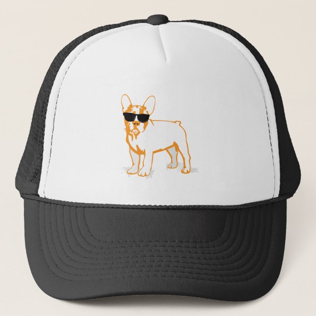 Frenchie Howlelu Trucker Hat (Front)