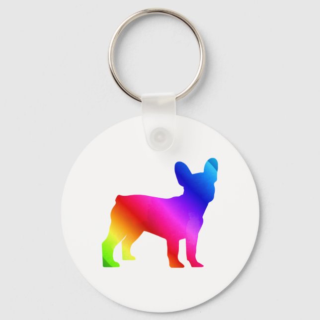 Frenchie   keychain (Front)