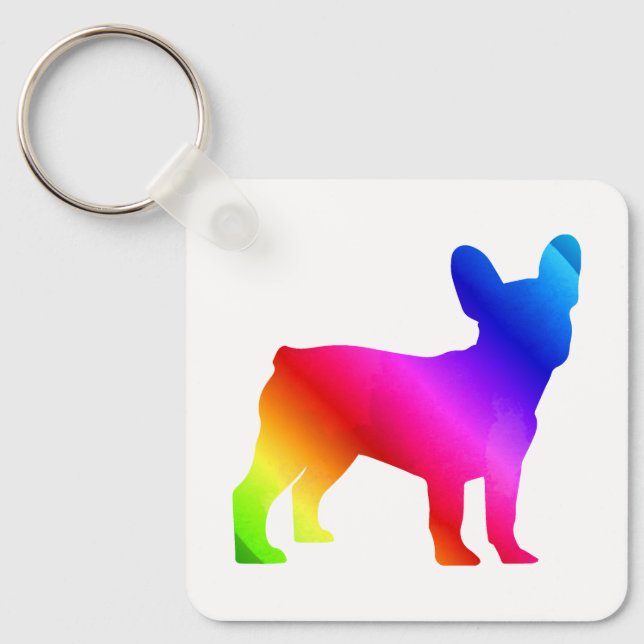 Frenchie    keychain (Front)