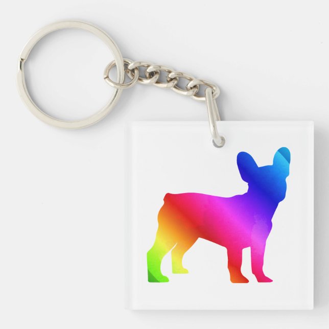 Frenchie   keychain (Front)