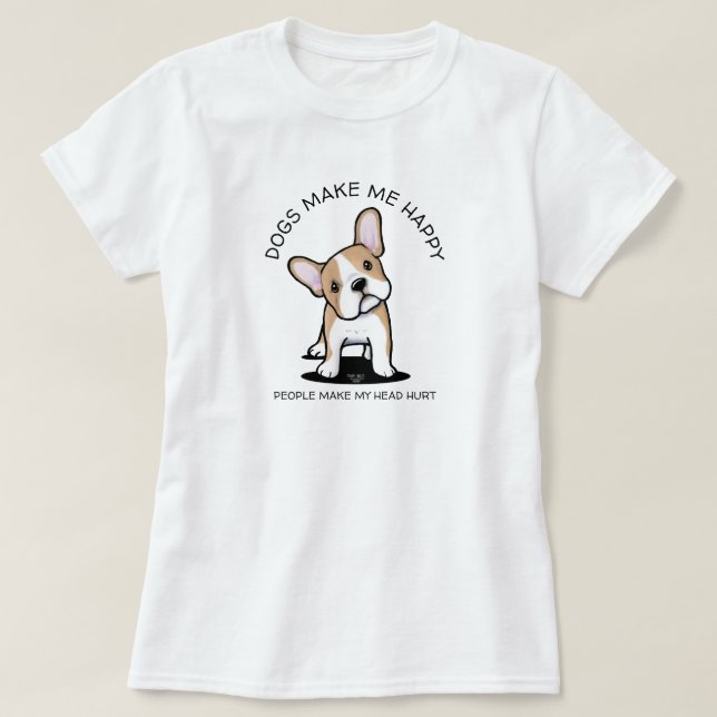 Frenchie KiniArt T-Shirt (Design Front)