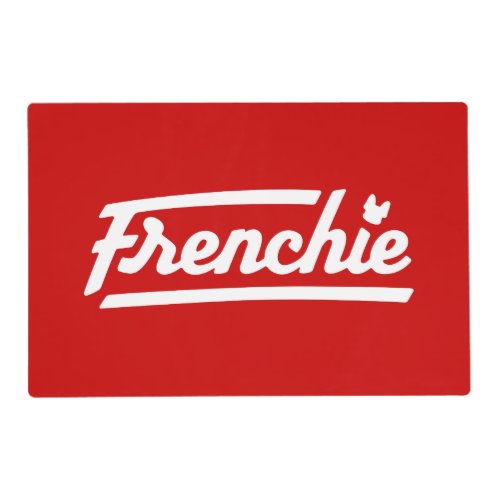 Frenchie Logotype Design Placemat