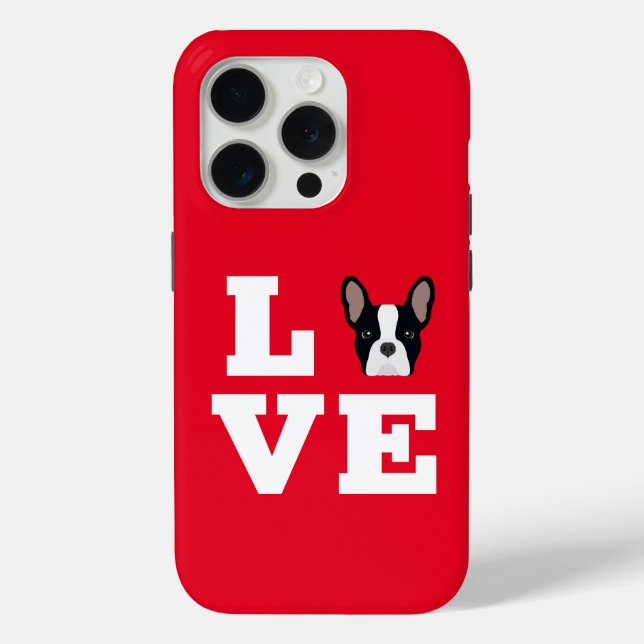 Frenchie Love Case-Mate iPhone Case (Back)
