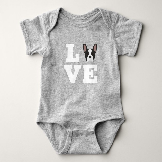 frenchie baby onesie