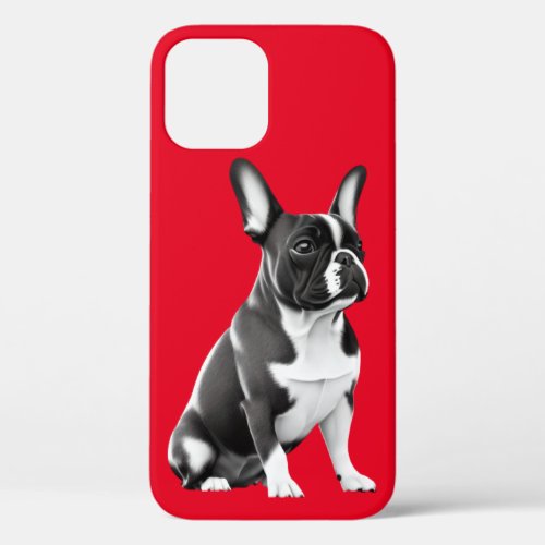 Frenchie Love _ Cute French Bulldog  iPhone 12 Case