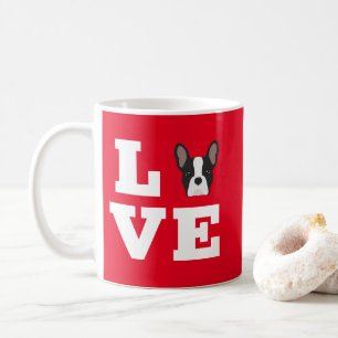 Frenchie Love Cute French Bulldog Coffee Mug