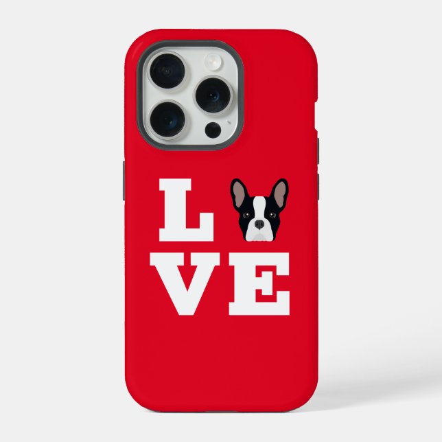 Frenchie Love Iphone Case (Back)