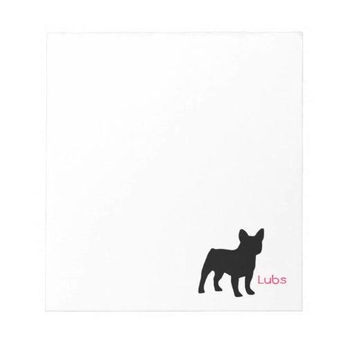 Frenchie Love Notepad