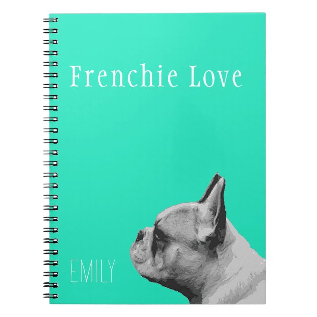 Frenchie Love | Personalized Aqua