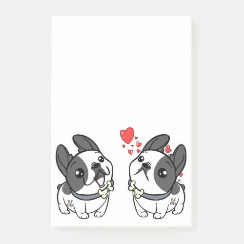 Frenchie Love Post_it Notes