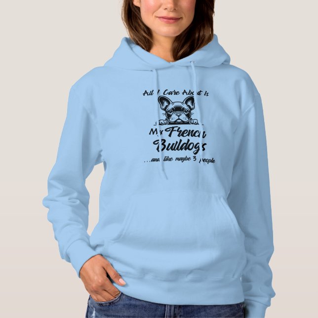 Frenchie Lover... Hoodie (Front)