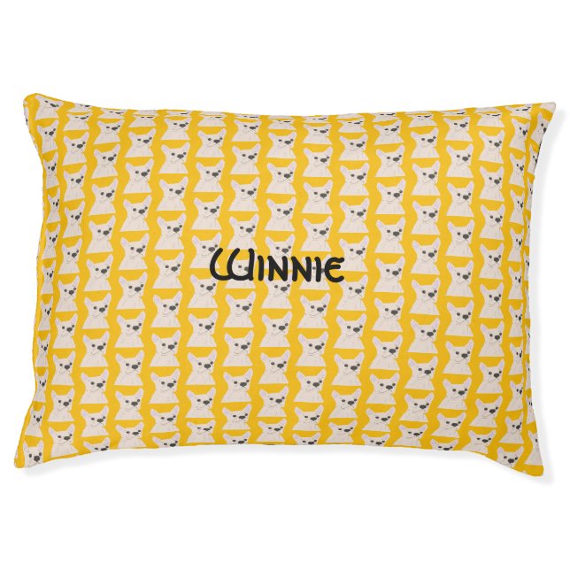 Frenchie Lover Pet Bed (Front)