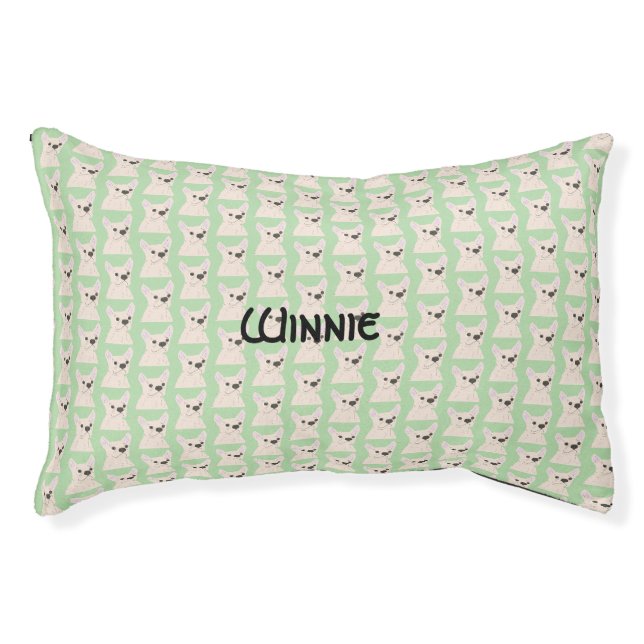 Frenchie Lover Pet Bed (Front)